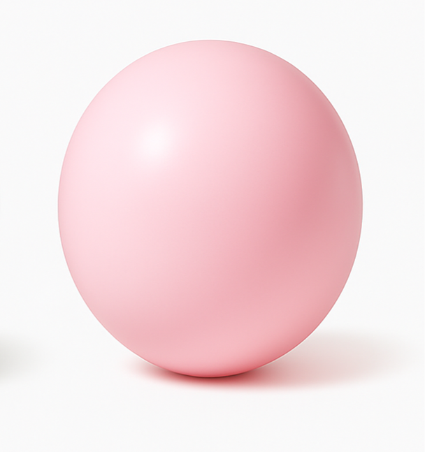Ballons de Pilates avec arrière-plan neutre