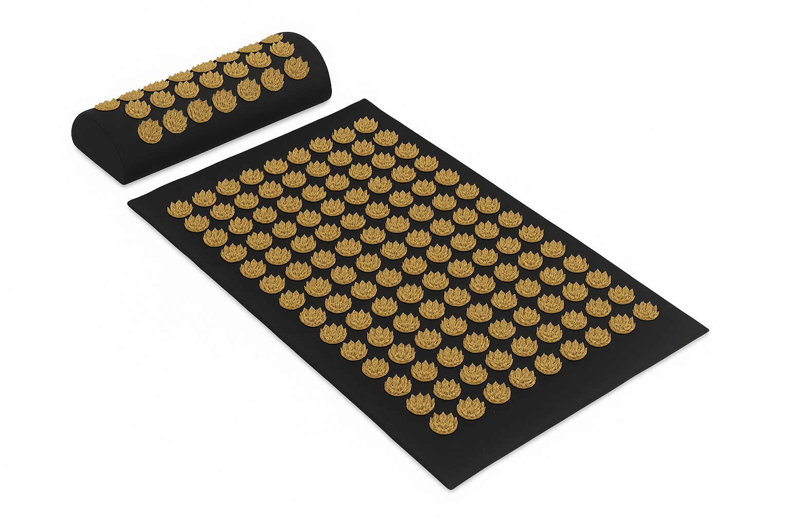 Tapis d'acupression avec arrière-plan neutre